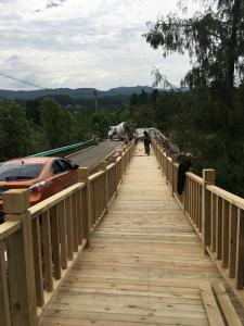 儀隴縣朱德紀念館防腐木棧道